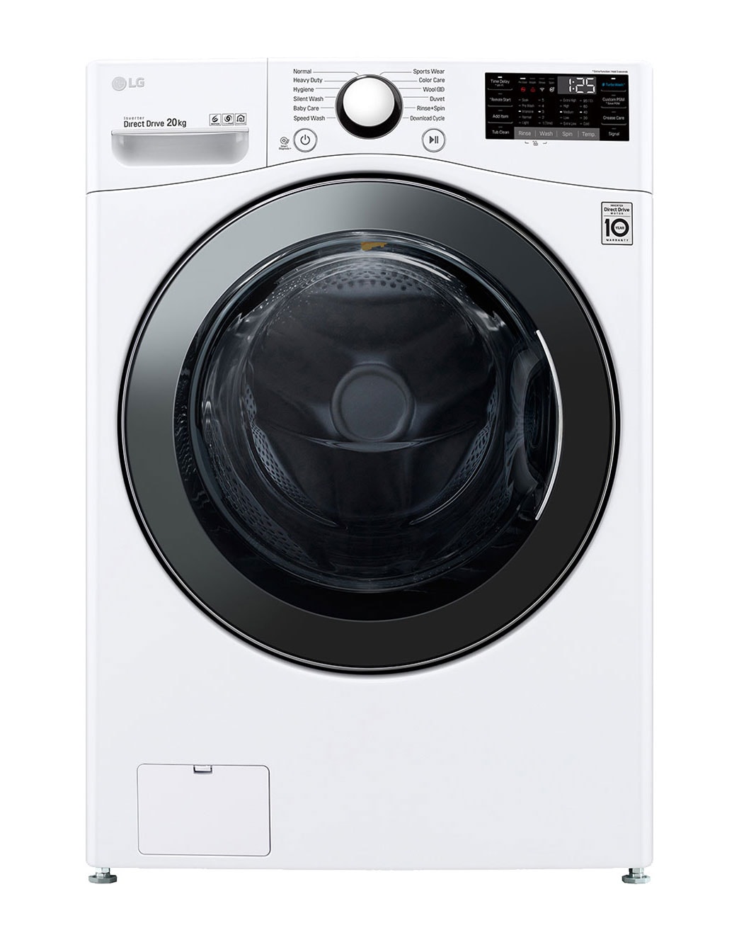 silent wash in lg washing machine