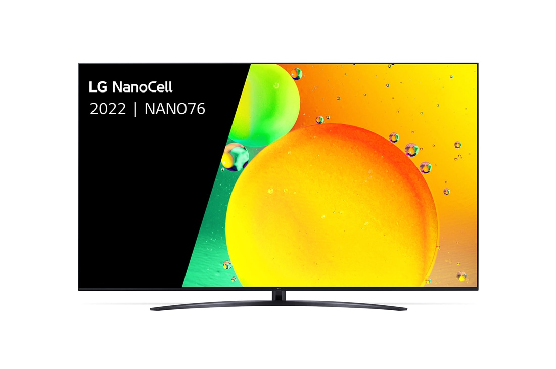 LG NanoCell, Vooraanzicht van de LG NanoCell TV, 70NANO766QA