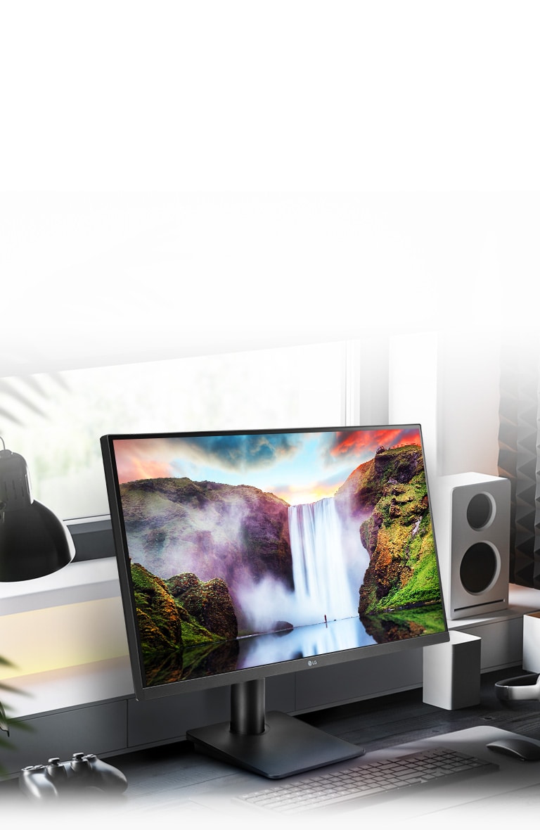 27'' IPS Full HD-skjerm med tresidig tilnærmet rammeløst design | LG Norge
