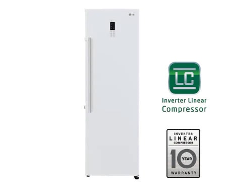 LG Aktivt kjøleskap , 185 cm (nettovolum 382 liter), GL5241SWHZ