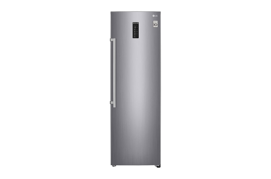 LG 375L Frittstående kjøleskap (Shiny Steel) - Energiklasse F, Moist Balance Crisper™ og Smart Diagnosis™ med Wi-Fi, KL5241PZJZ, KL5241PZJZ