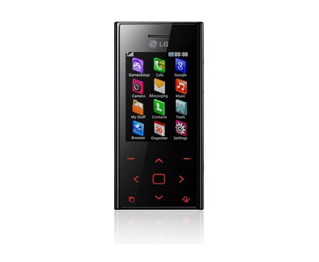 LG Mobiltelefon med 5 MP-kamera, hurtigtast for widgets, radio, Bluetooth., BL20