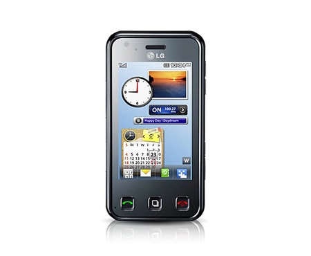 LG Mobiltelefon med 8 megapikslers kamera, 3'' full berøringsskjerm, GPS og musikkspiller, KC910