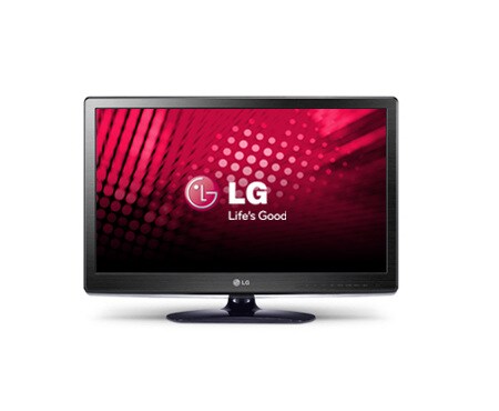 LG Stilren LED TV i børstet finish med USB og mediespiller, 19LS350T