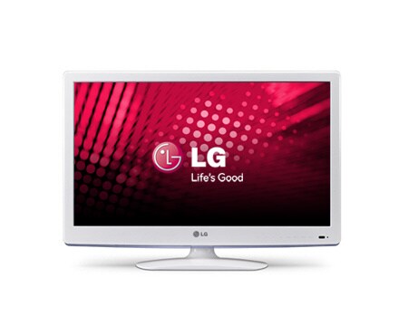 LG Stilren hvit LED TV med USB og mediespiller, 32LS359T