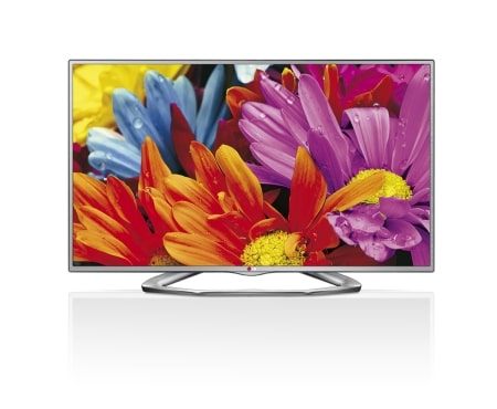 LG Cinema 3D LED plus-tv. DLNA. Ribbon Swivel-bordstativ i karbon titan., 42LA613V