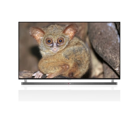 LG Hyperrask 60-tommers Premium Smart-TV med tynne rammer og Magic Remote. Kraftig 1,2 GHz dobbeltkjerneprosessor og 2 GB RAM samt innebygd kamera. Cinema3D, Wi-Fi og DLNA. , 60LB870V