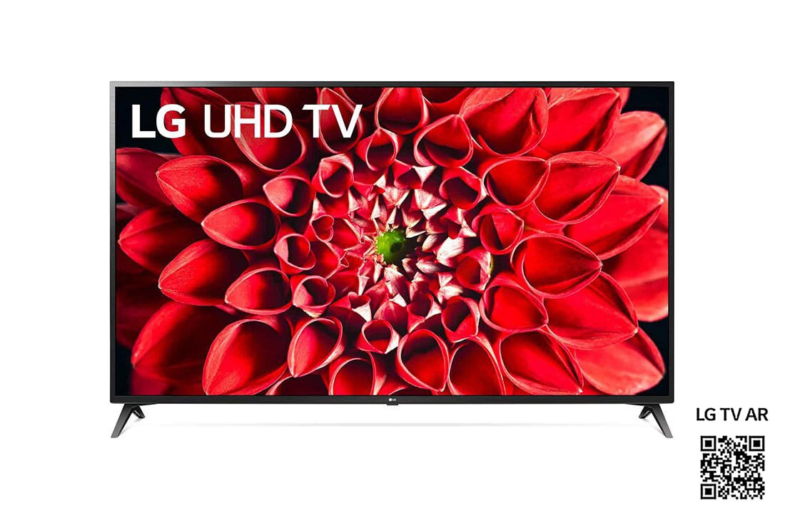 LG UN71 70 inch 4K Smart UHD TV, fremside med integrert bilde, 70UN71006LA
