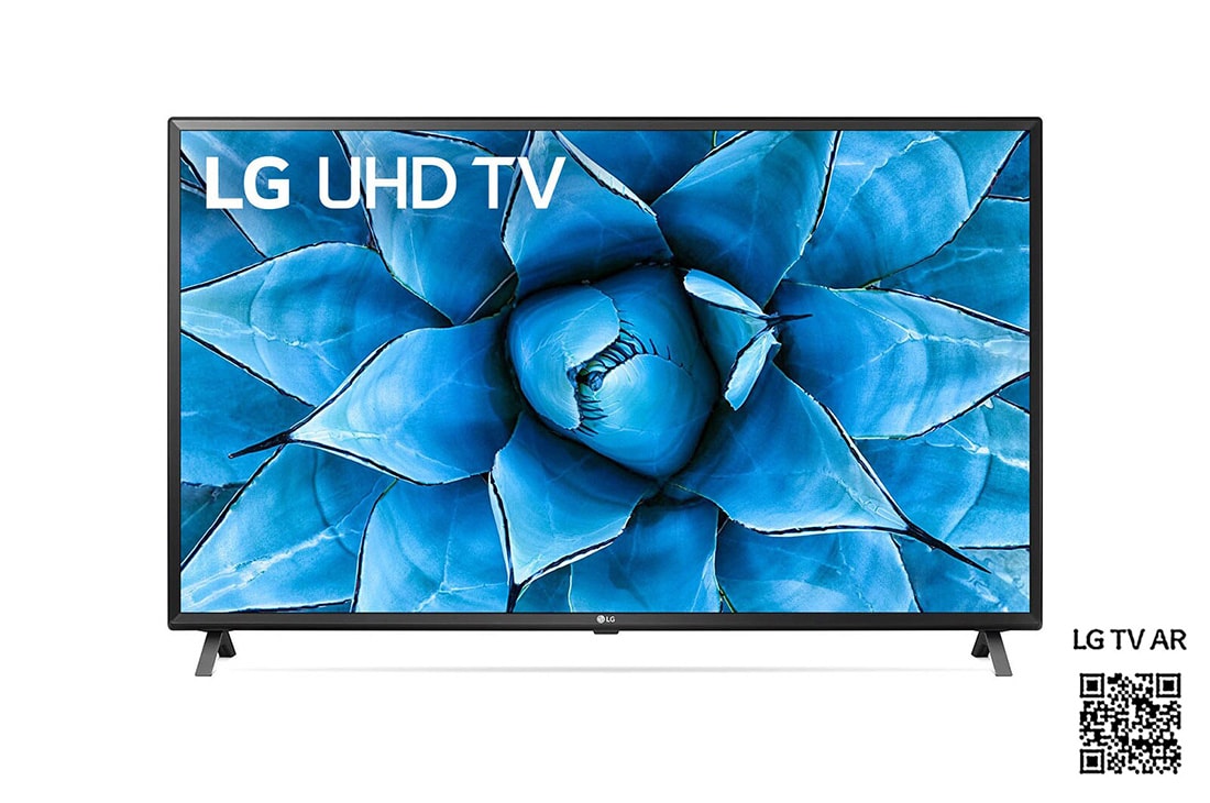 LG UN73 49” 4K Smart UHD TV, fremside med integrert bilde, 49UN73006LA