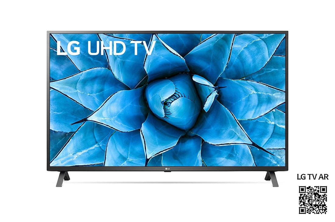 LG UN73 50” 4K Smart UHD TV, fremside med integrert bilde, 50UN73006LA