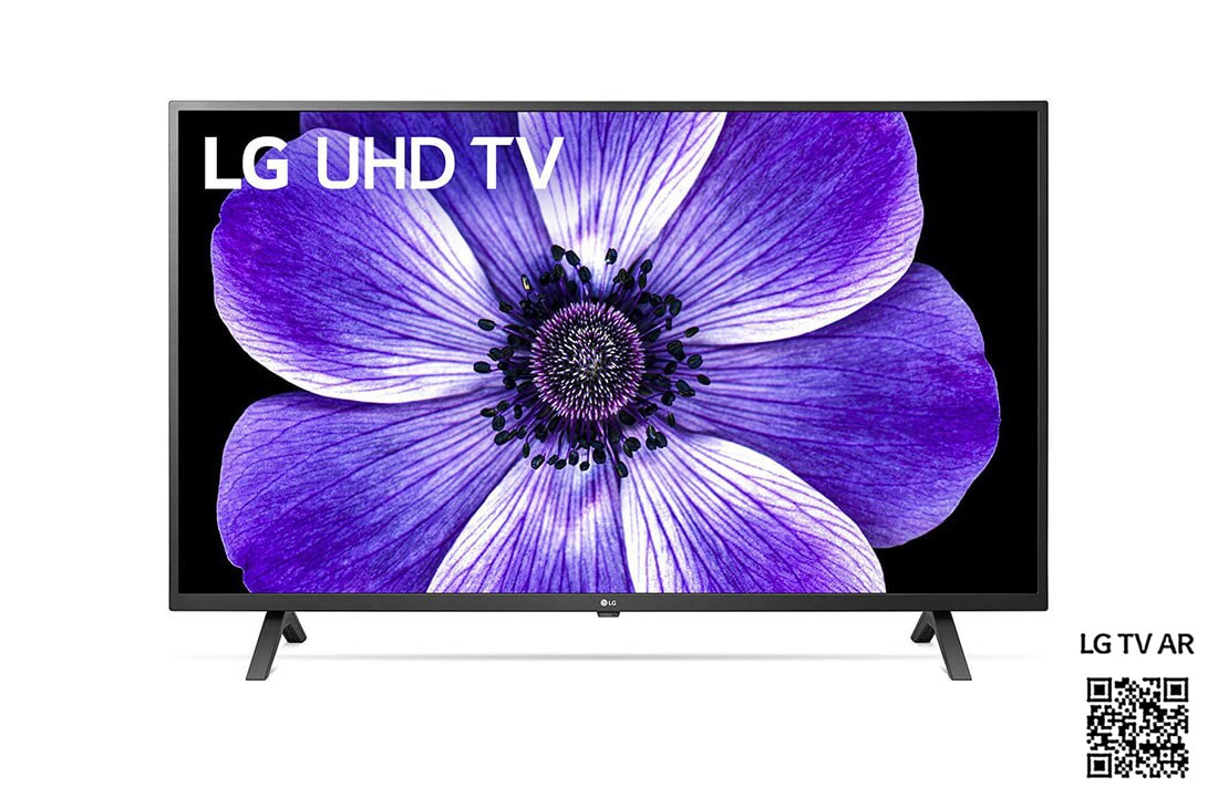 LG UN70 43” 4K Smart UHD TV, fremside med integrert bilde, 43UN70006LA