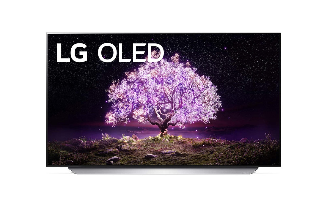 LG C1 55 tommers 4K Smart OLED TV, Visning forfra, OLED55C15LA