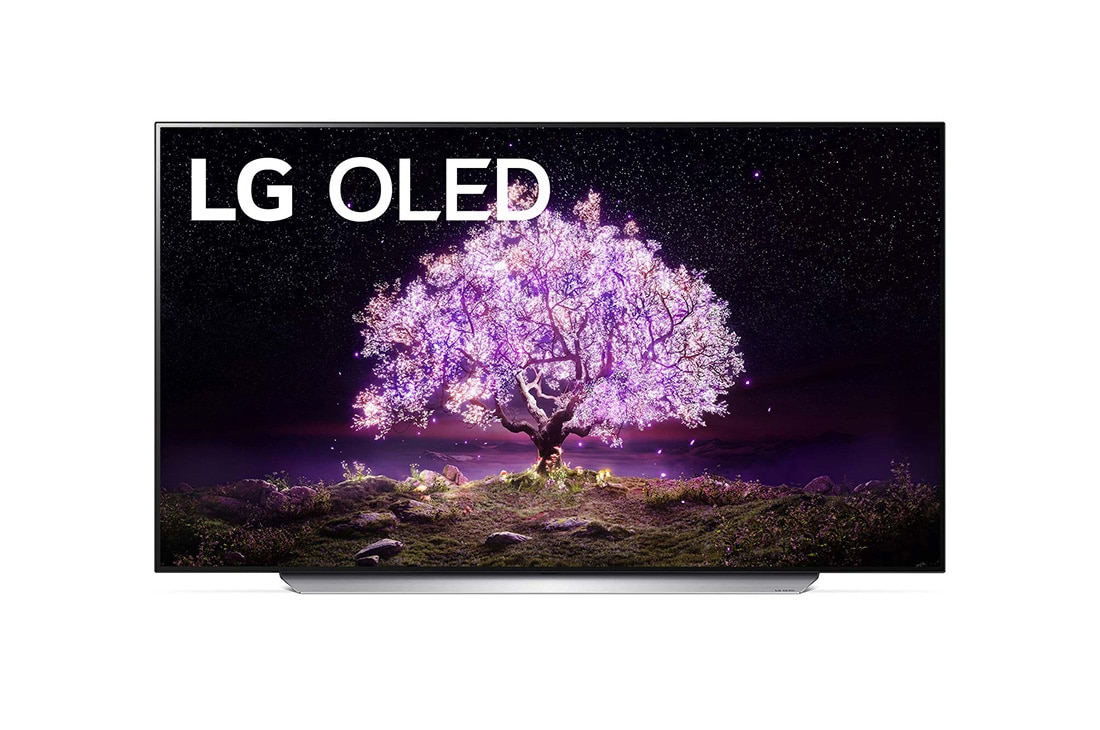 LG C1 65 tommers 4K Smart OLED TV, Visning forfra, OLED65C15LA