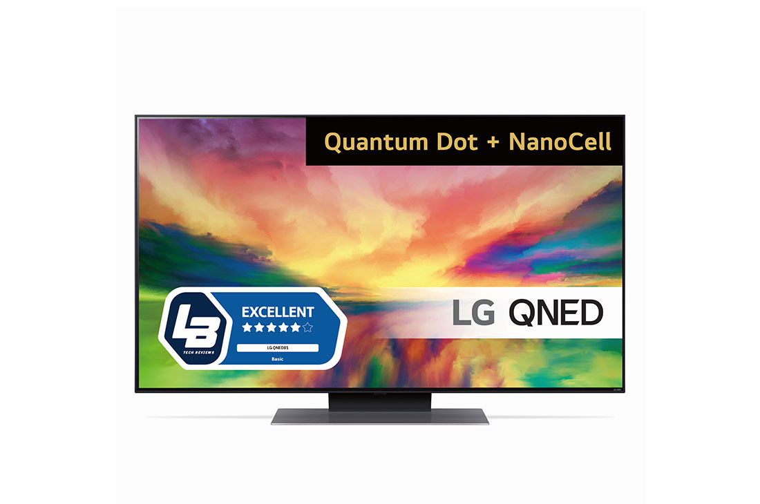 LG 50'' QNED 81 - 4K TV (2023), front view, 50QNED816RE