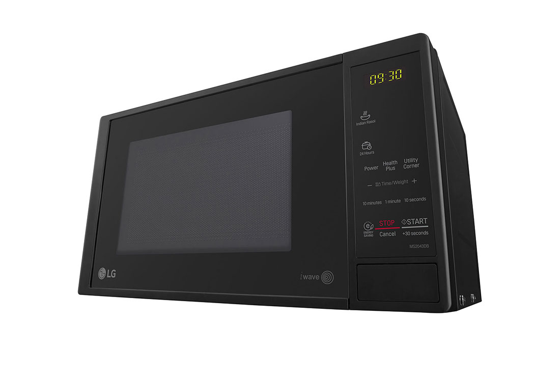 lg ms2043db 20 litre solo microwave oven