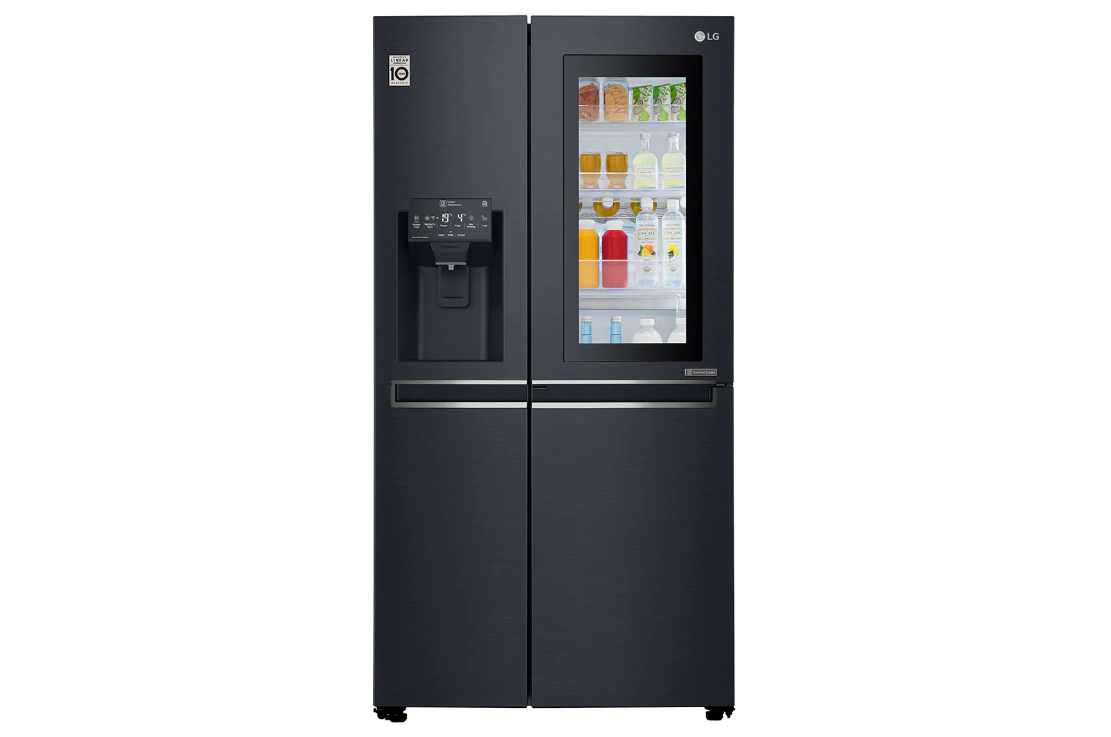 lg 454l bottom mount frost free fridge gb 455wl