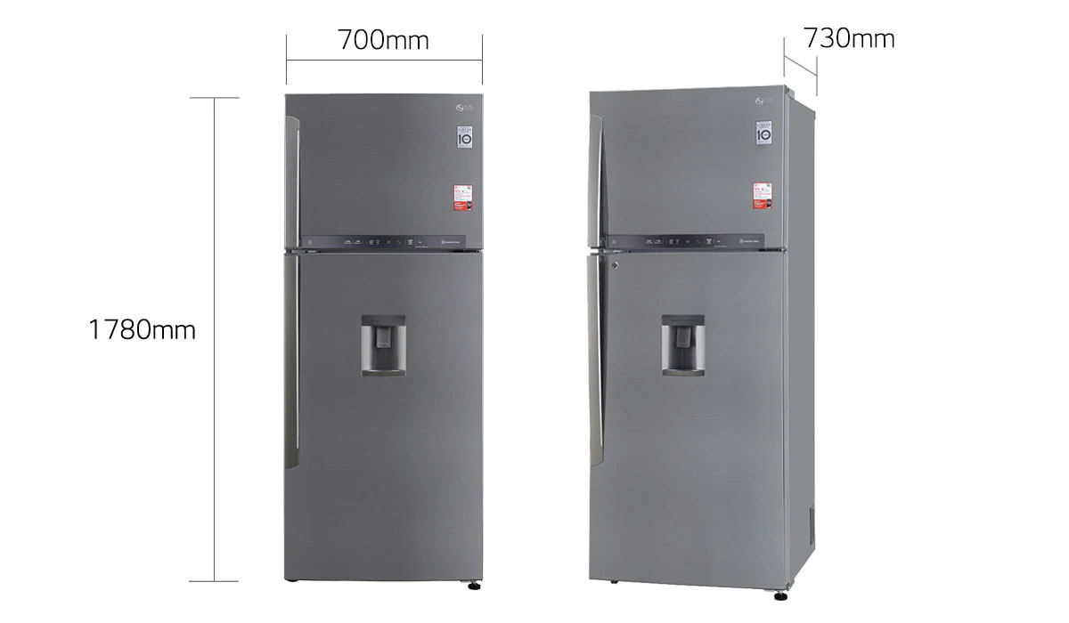 lg 471 ltr refrigerator with water dispenser