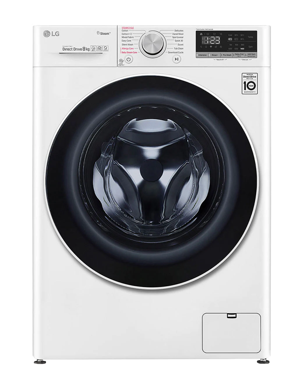 LG 8kg, AI Washing | Front LG Direct Nepal Machine Drive Load