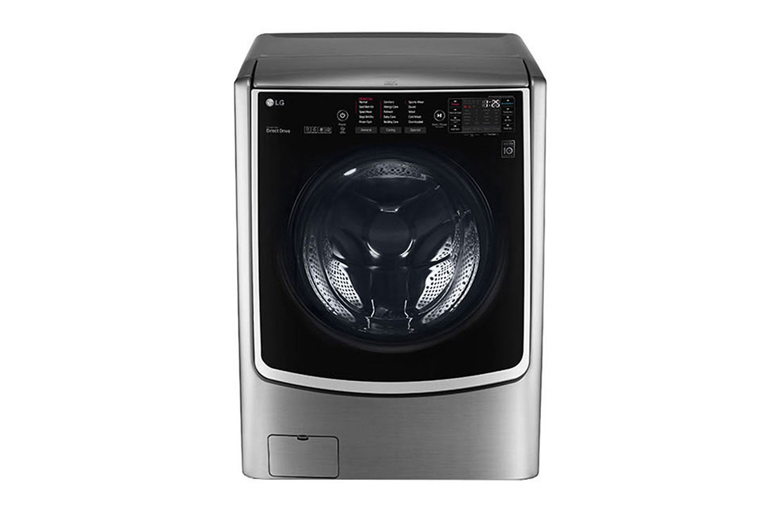 LG 21/12kg, Front Load Smart Washing Machine with 6 Motion Inverter Direct Drive, F2721HTWV, F2721HTWV