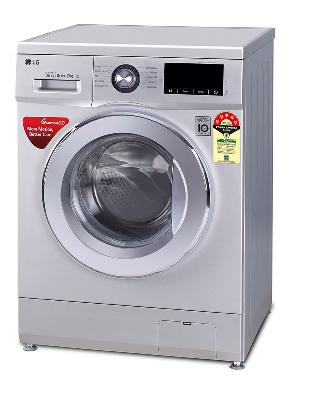 Lg fully automatic washing deals machine 7kg front loading