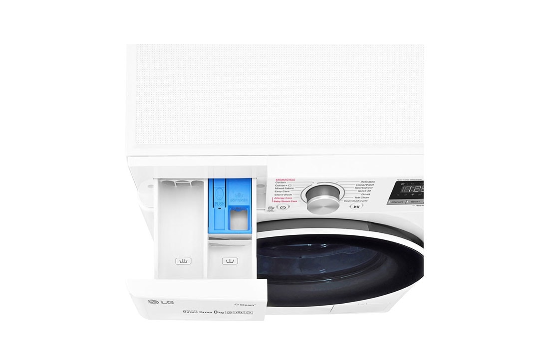 8KG Steam™ Front Load Washing Machine in White | LG NP