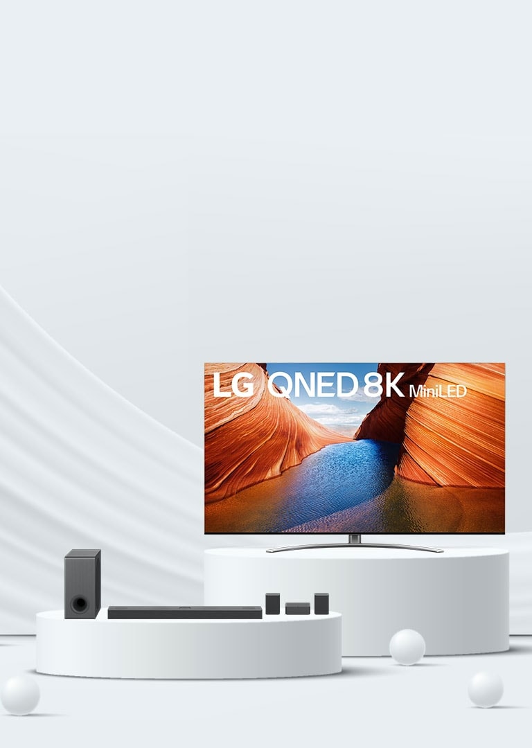 LG QNED MiniLED TV 8K, série QNED99, Processador α9 Gen5 AI, webOS 22 -  65QNED996QB