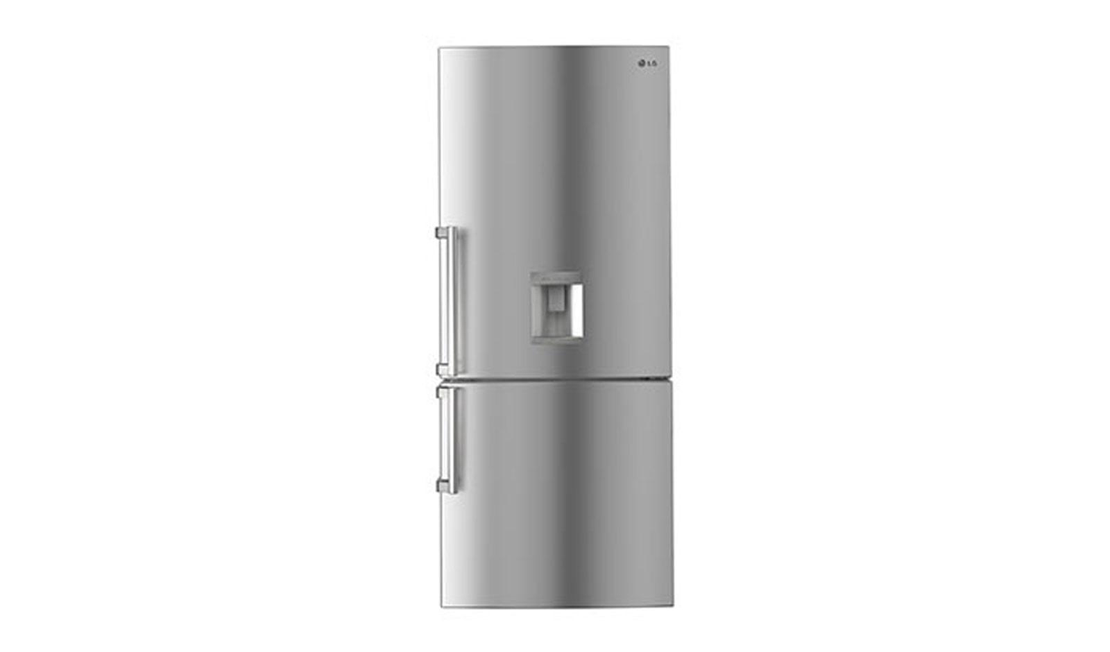 Bottom mount fridge with store water dispenser