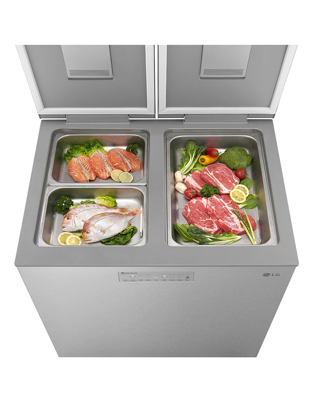 LG 216L Kimchi Chest Fridge Stainless | LG New Zealand