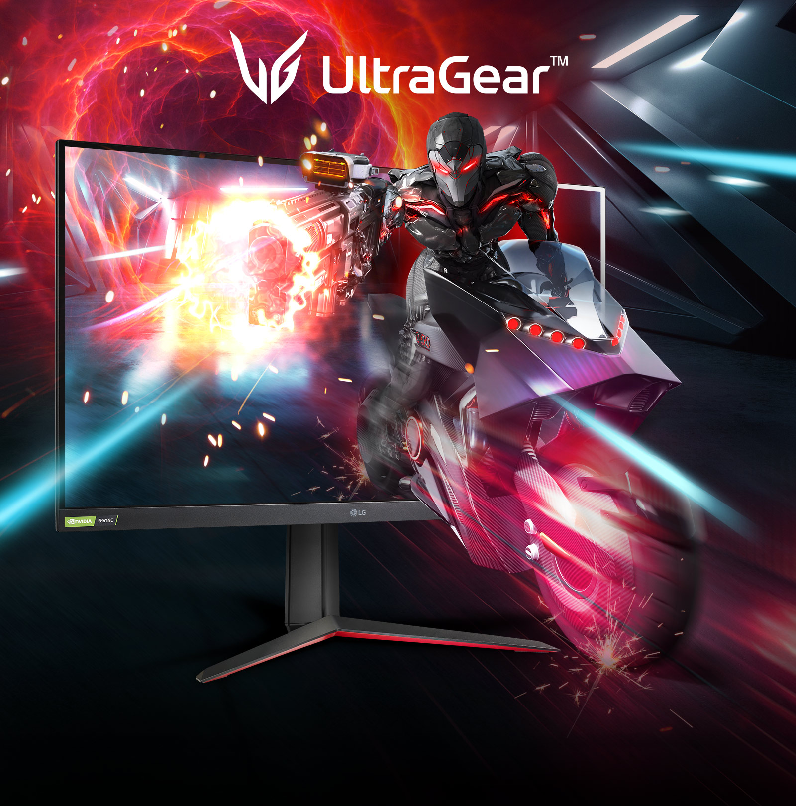 LG UltraGear 32 Inch Gaming Monitor, QHD IPS 1ms Monitor, 165Hz