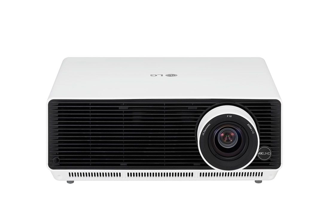 LG ProBeam 4K (3840x2160) Laser Projector with 5,000 ANSI Lumens Brightness, Front view, BU53RG