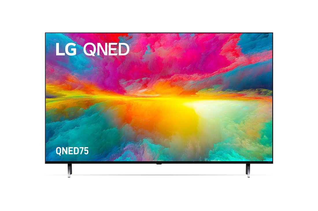 LG QNED75 65 inch 4K Smart QNED TV with Quantum Dot NanoCell, Front View, 65QNED756RA