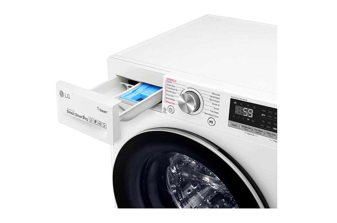 lg 9kg front load washing machine wv7 1409w