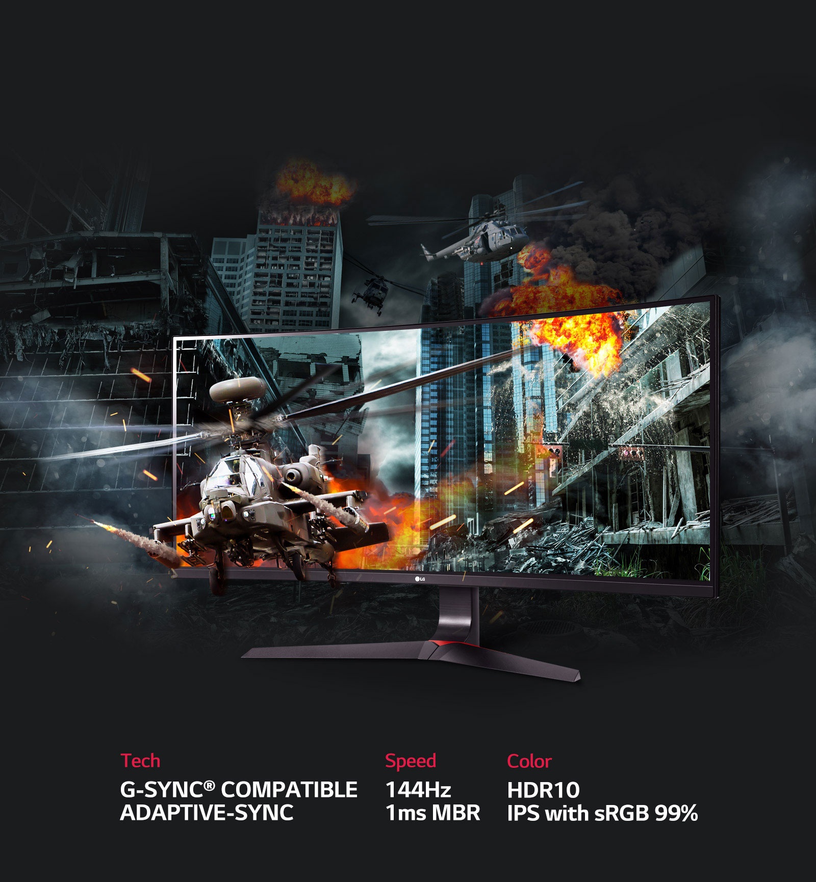 Ultra Wide Gaming Monitor | 34GL750-B | LG levant