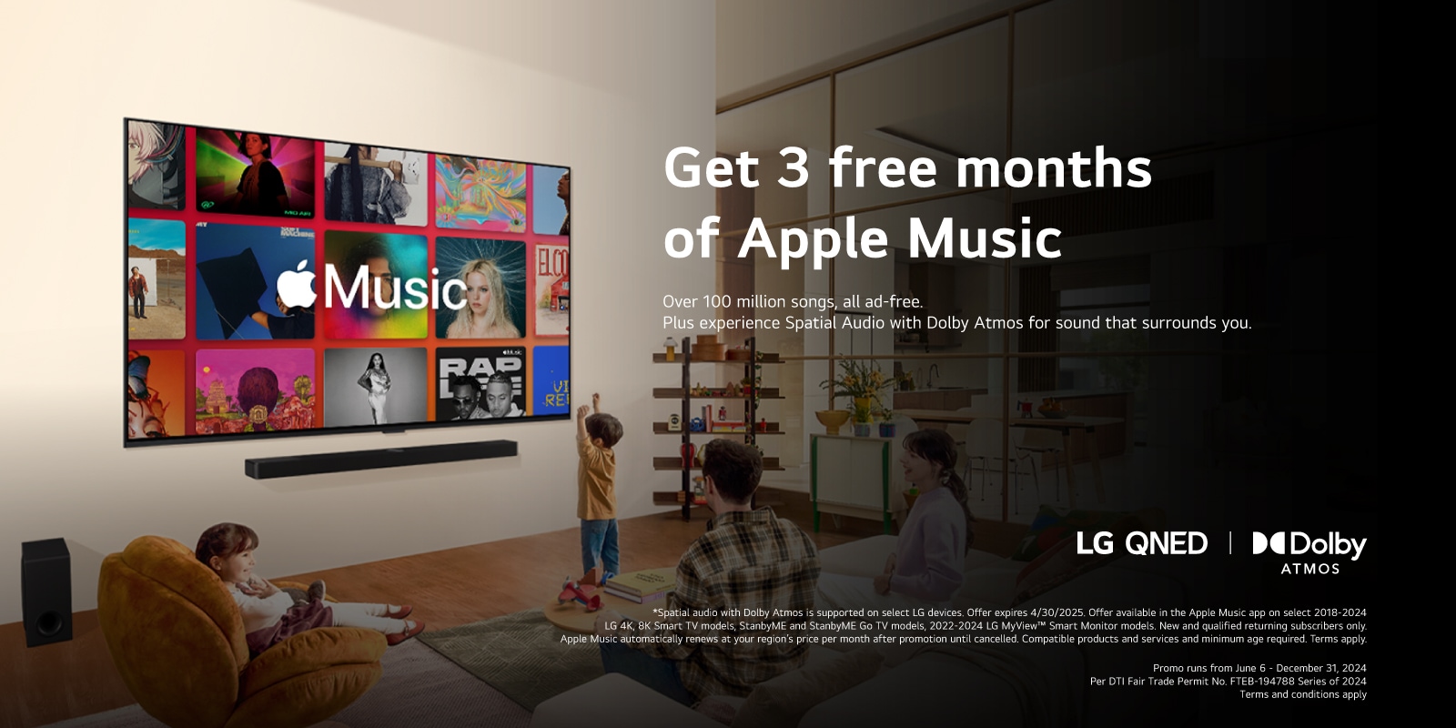 LG Apple Music 3-Month Promotion