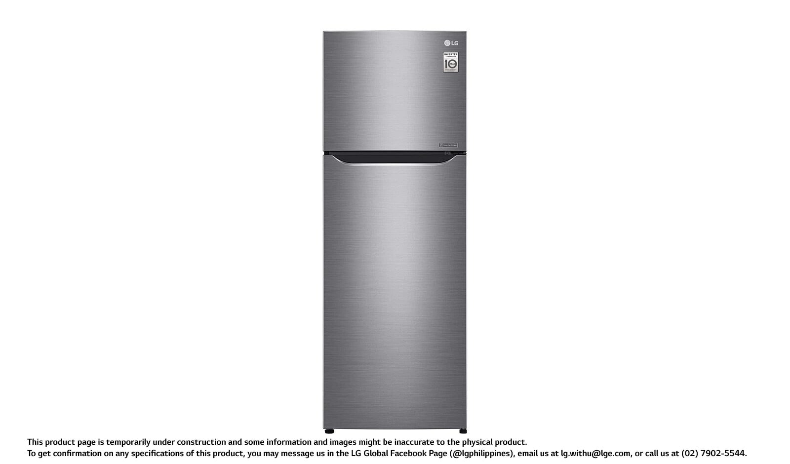 LG 15.1 cu. Ft. Inverter Technology Two-Door Top Freezer Refrigerator, GR-C422SLCN