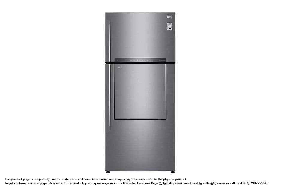 16 9 Cu Ft Two Door Top Freezer Refrigerator With Smart Thinq Lg Philippines