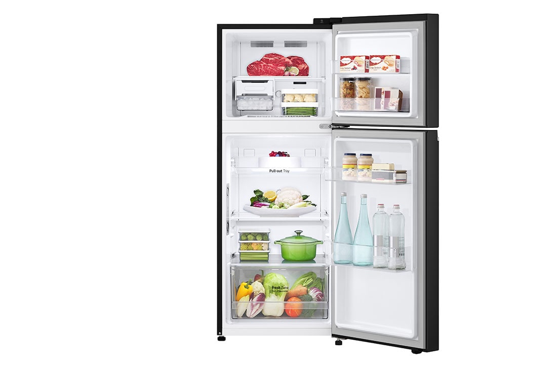 chiq 410l top mount fridge