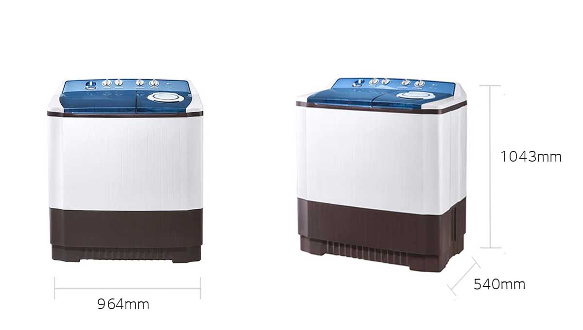 lg 14kg twin tub washing machine