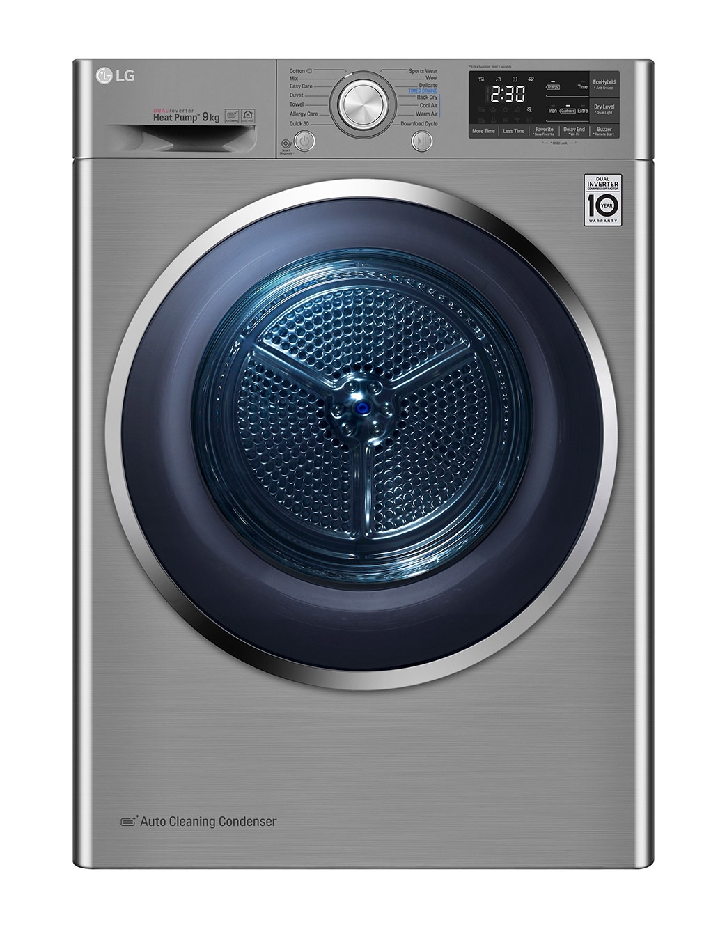 automatic washing machine with heat dryer