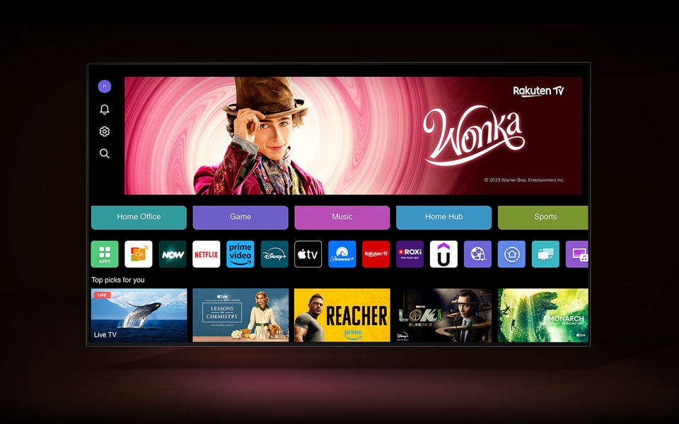 LG TVs apps, webos