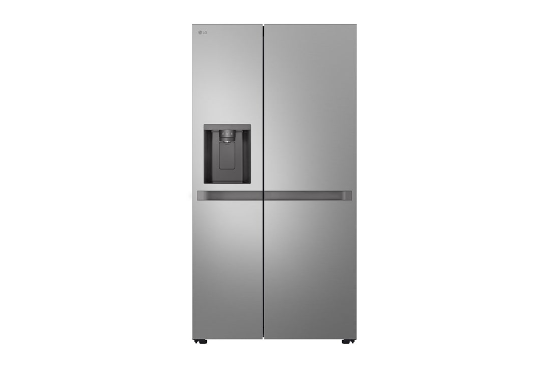 LG Side by Side LG, 638L, No Frost, Compresor Smart Inverter, Dispenser pentru gheață, front view, GSLC40PYPE