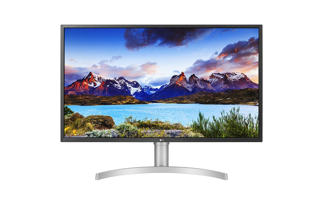 LG 32UL750P-W, front view, 32UL750P-W