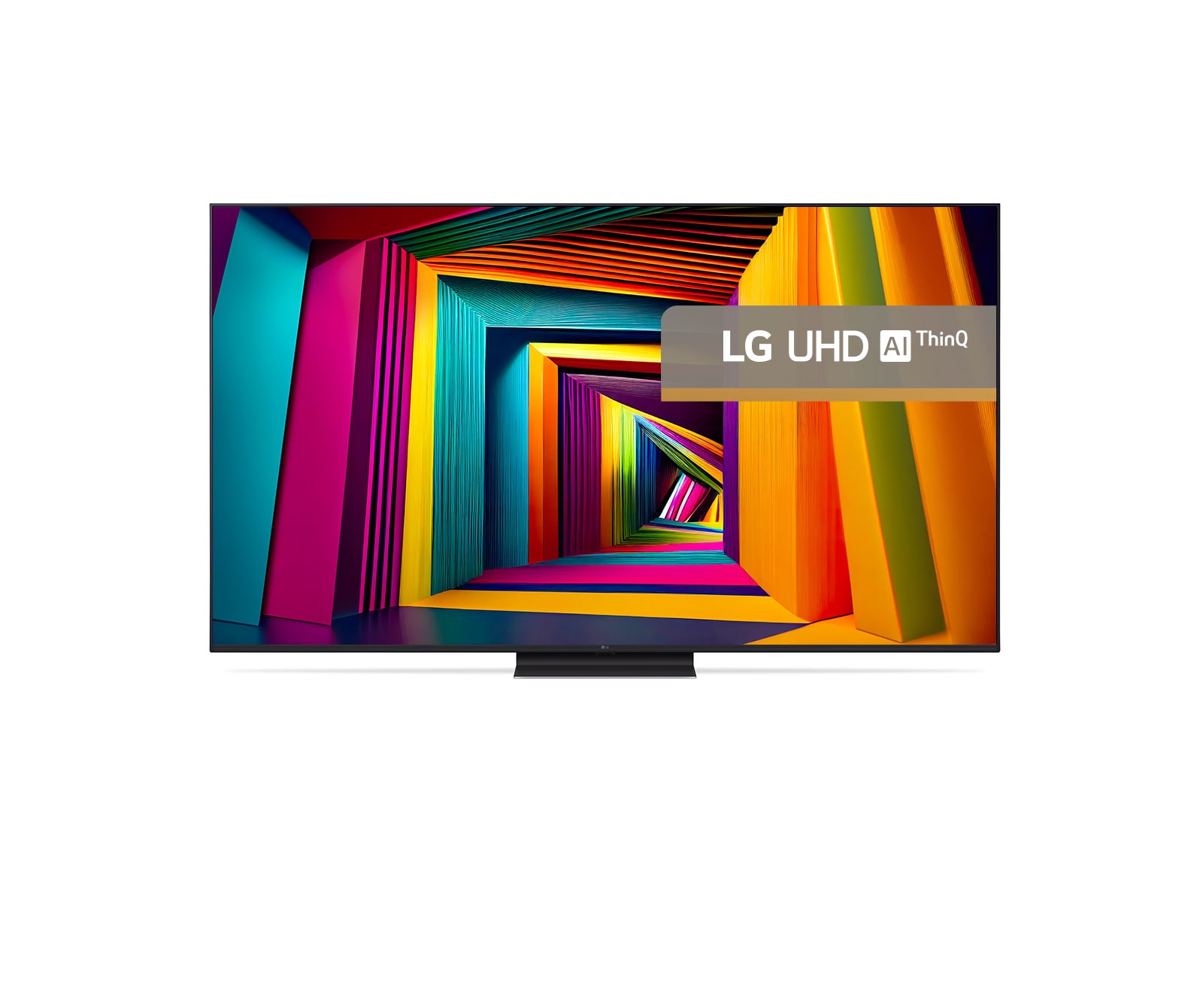 LG AI UT91 de 75'', 4K Smart TV, Vedere din față, 75UT91003LA