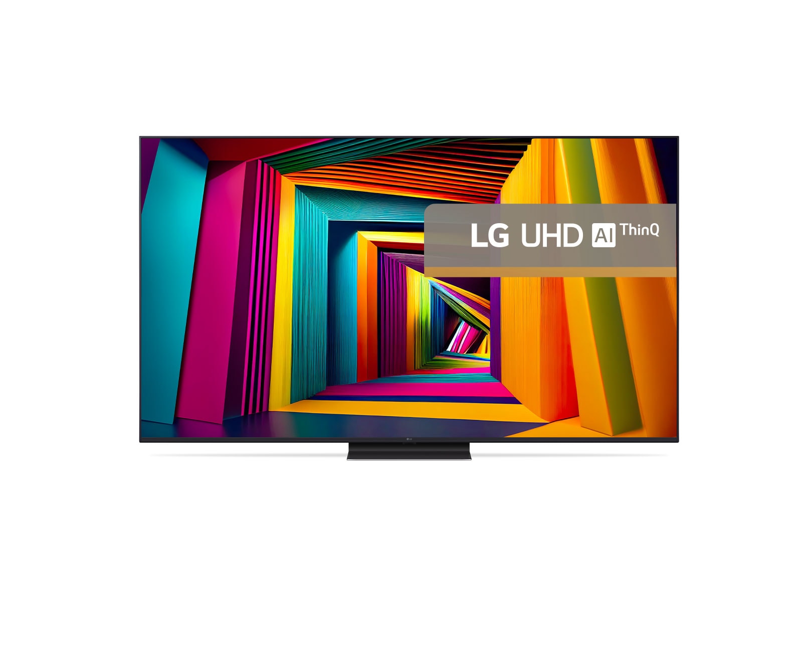 LG AI UT91 de 65'', 4K Smart TV, Vedere din față, 65UT91003LA