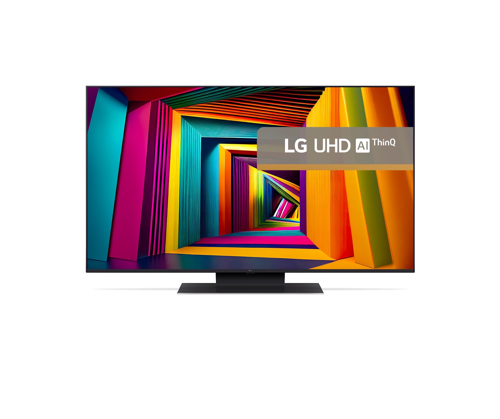 LG AI UT91 de 55'', 4K Smart TV, Vedere din față, 55UT91003LA