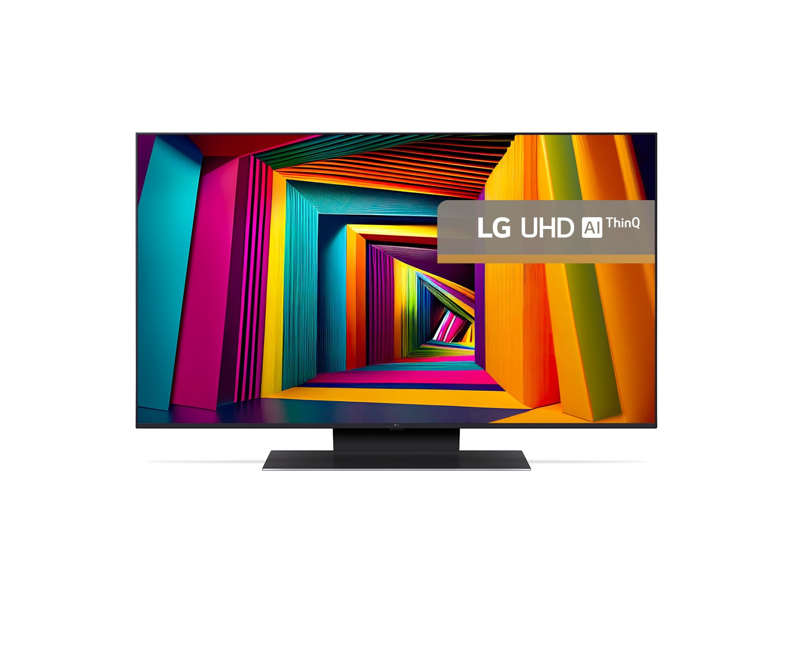 LG AI UT91 de 43'', 4K Smart TV, Vedere din față, 43UT91003LA