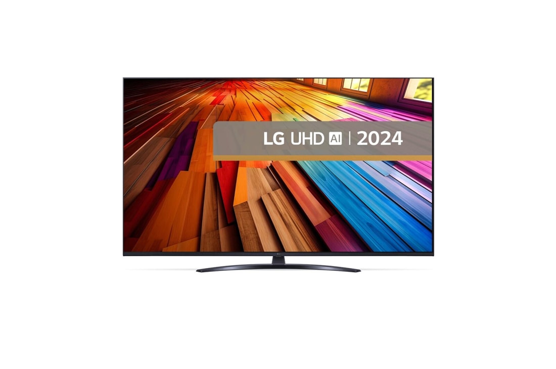 LG AI UT81 de 65'', 4K Smart TV, 2024, Vedere din față, 65UT81003LA