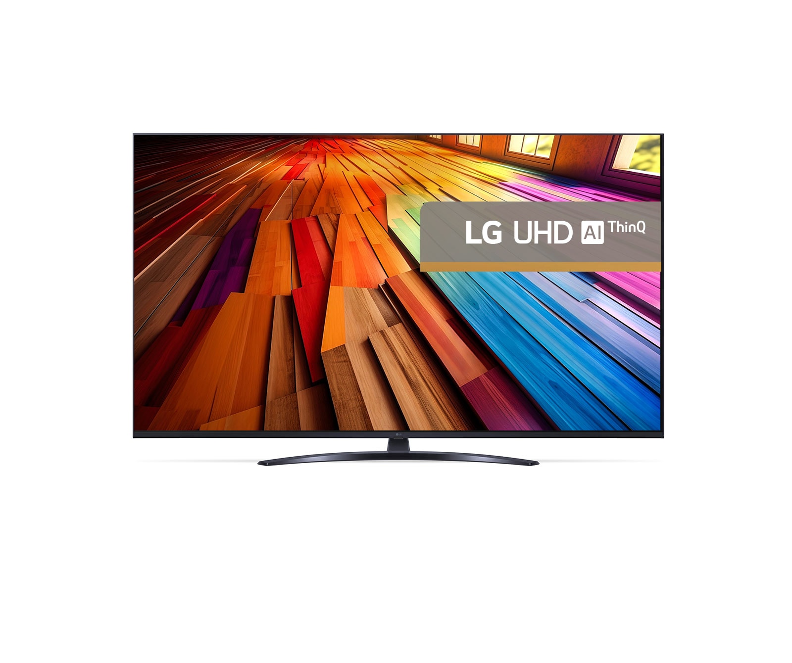 LG AI UT81 de 55'', 4K Smart TV, Vedere din față, 55UT81003LA