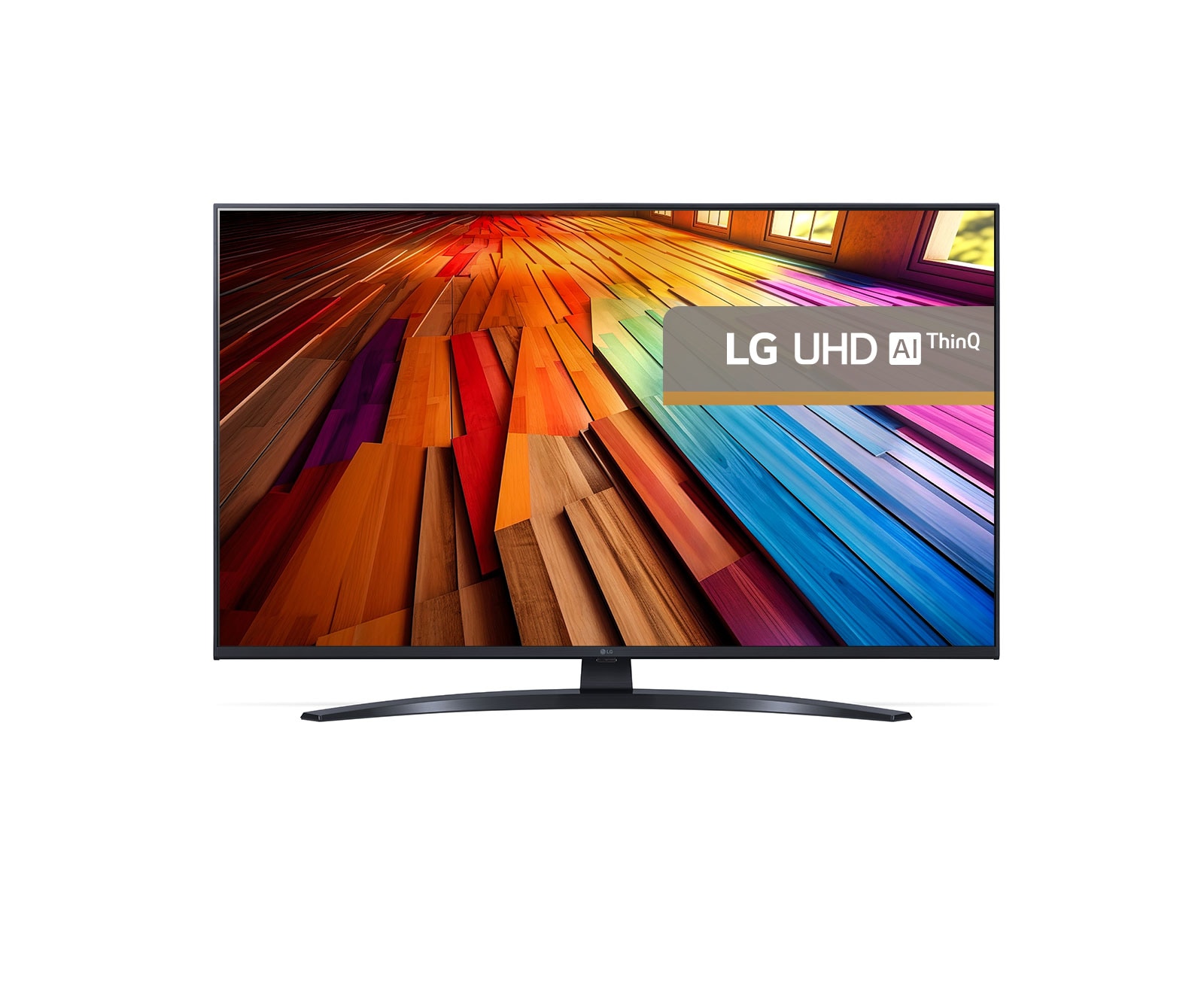 LG AI UT81 de 43'', 4K Smart TV, Vedere din față, 43UT81003LA