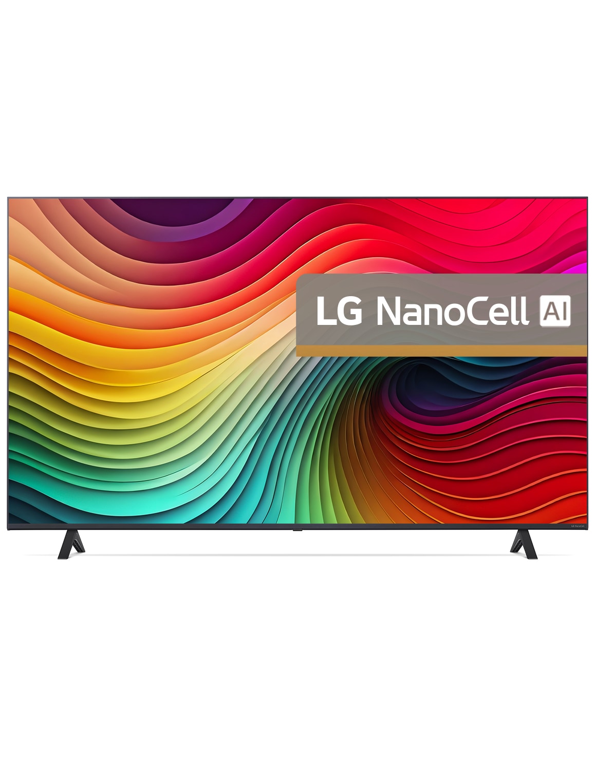 LG AI NANO81 de 50'', 4K Smart TV, Vedere din față, 50NANO81T3A